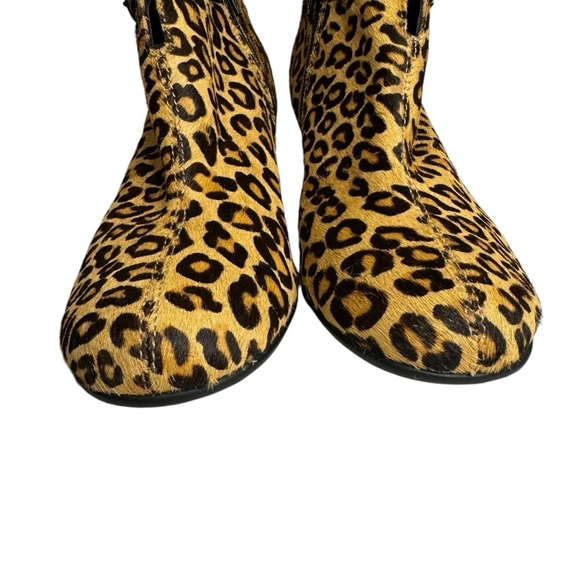 AEROSOLES Patrole Car Leopard Print Ankle Boots booties heeled boots shoes 6.5 W - Picture 8 of 12
